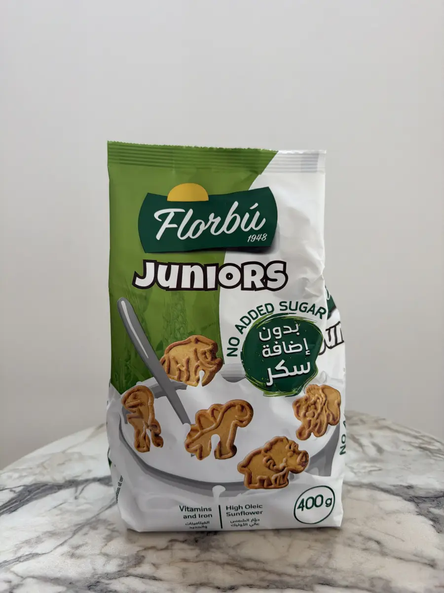 بسكوت بأشكال غني بالڤيتامين والحديد بدون سكر